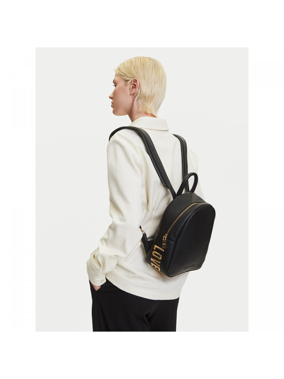 Batoh LOVE MOSCHINO JC4030PP1MLT0000 Černá